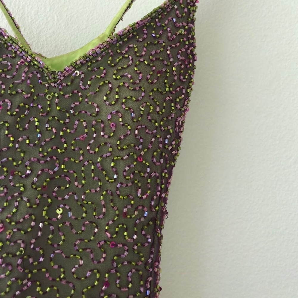 Enjoy 10% off! Je Matadi Green Beaded Formal Gown